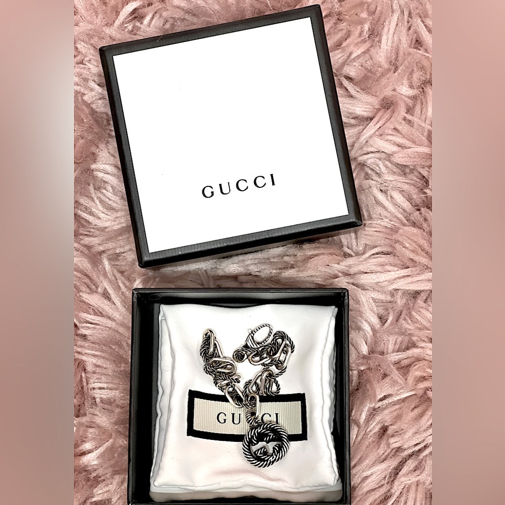 Authentic GUCCI Silver bracelet